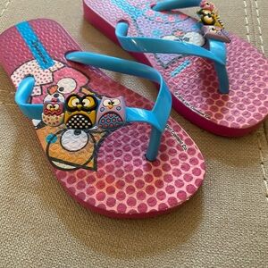 Ipanema Colorful Owl Kids Flip Flops